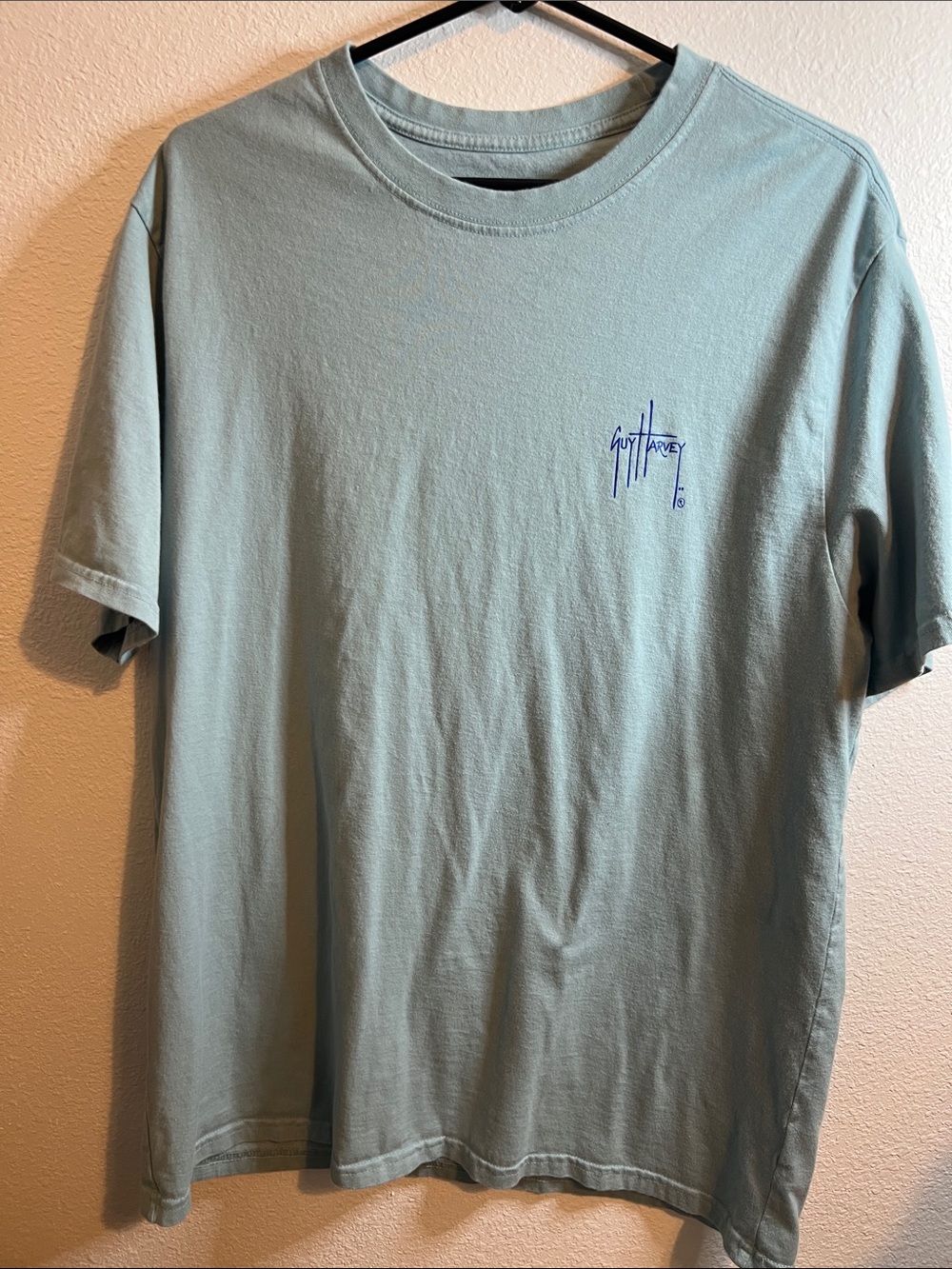 Guy Harvey Sage Green Short-Sleeve Logo Tee